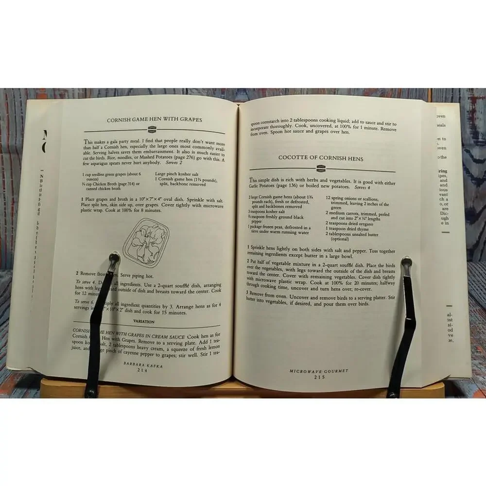 Microwave Gourmet by Barbara Kafka - Hardcover Cookbook‎
